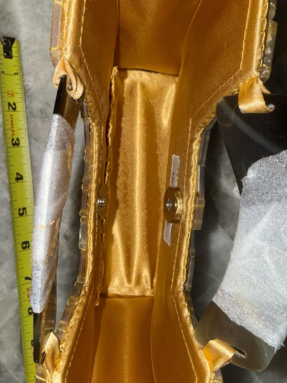 Tortoiseshell Pattern Handheld Bag - Picture 5 of 9